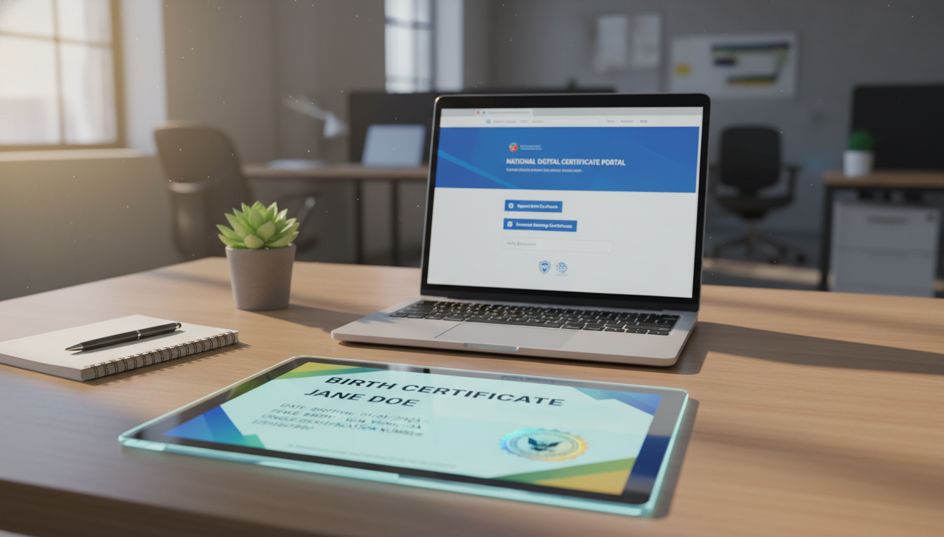 certidão de nascimento digital como solicitar
