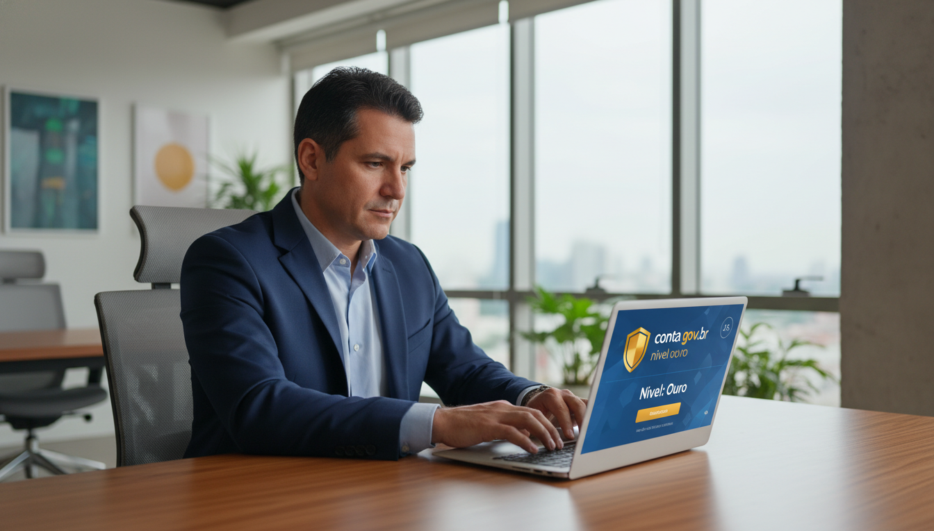 conta gov.br nível ouro passo a passo