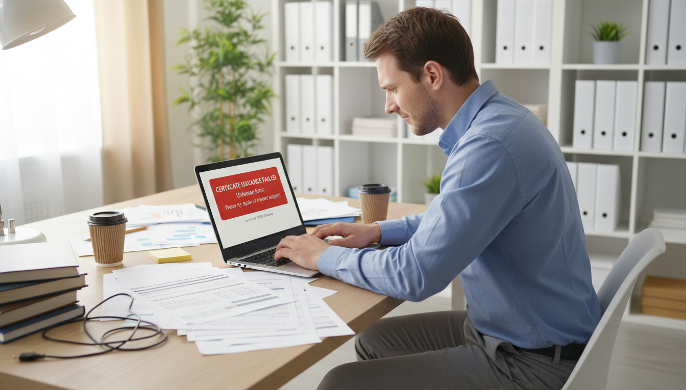 erro ao emitir certidão online o que fazer