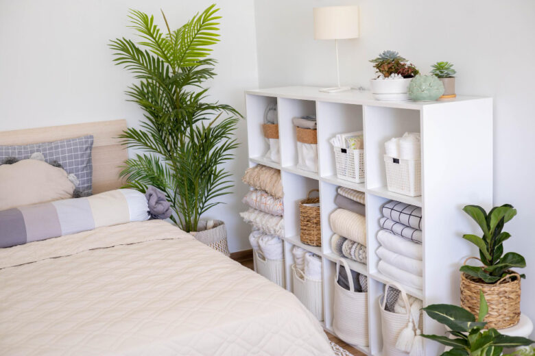 organized one bedroom apartment minimal clean