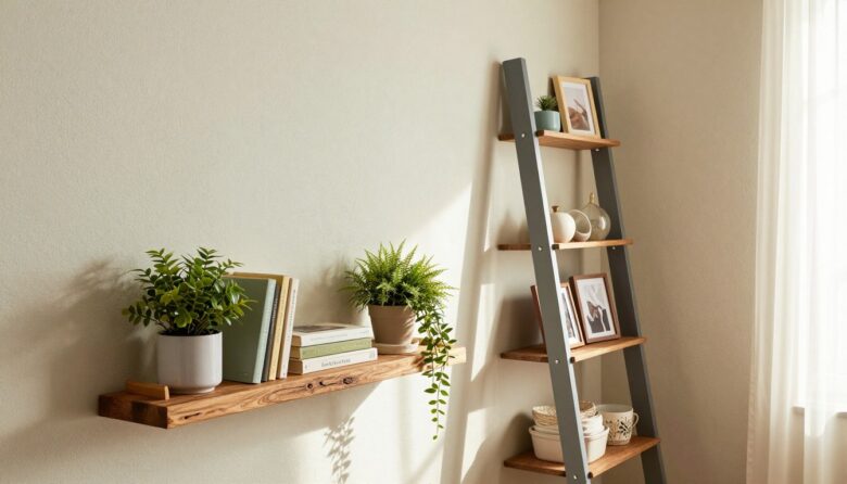 DIY shelf ideas bedroom