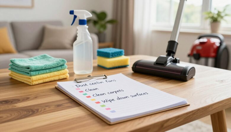 deep cleaning checklist home
