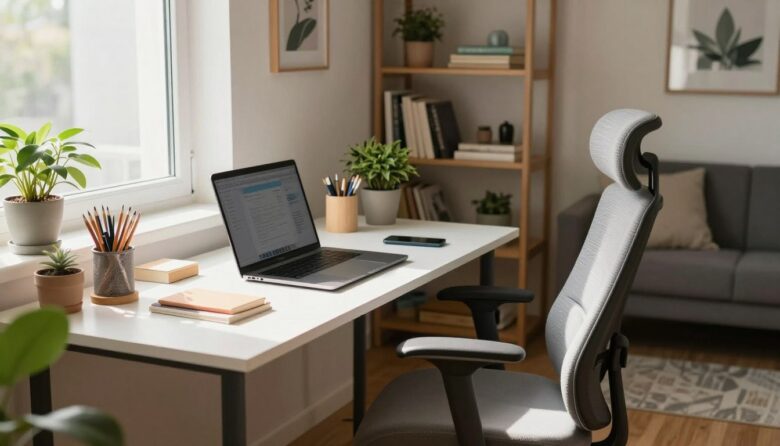 home office setup small space